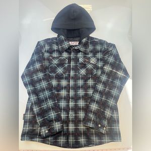 Turbine Boardwear Plaid Hooded Shirt N140-2